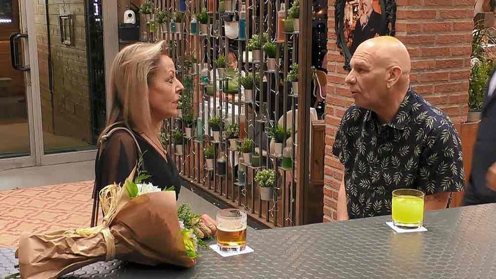 Juanmi y Tere durante su cita en 'First Dates'