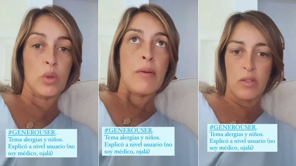 María Amores explica lo que ha vivido con la alergia de su hijo