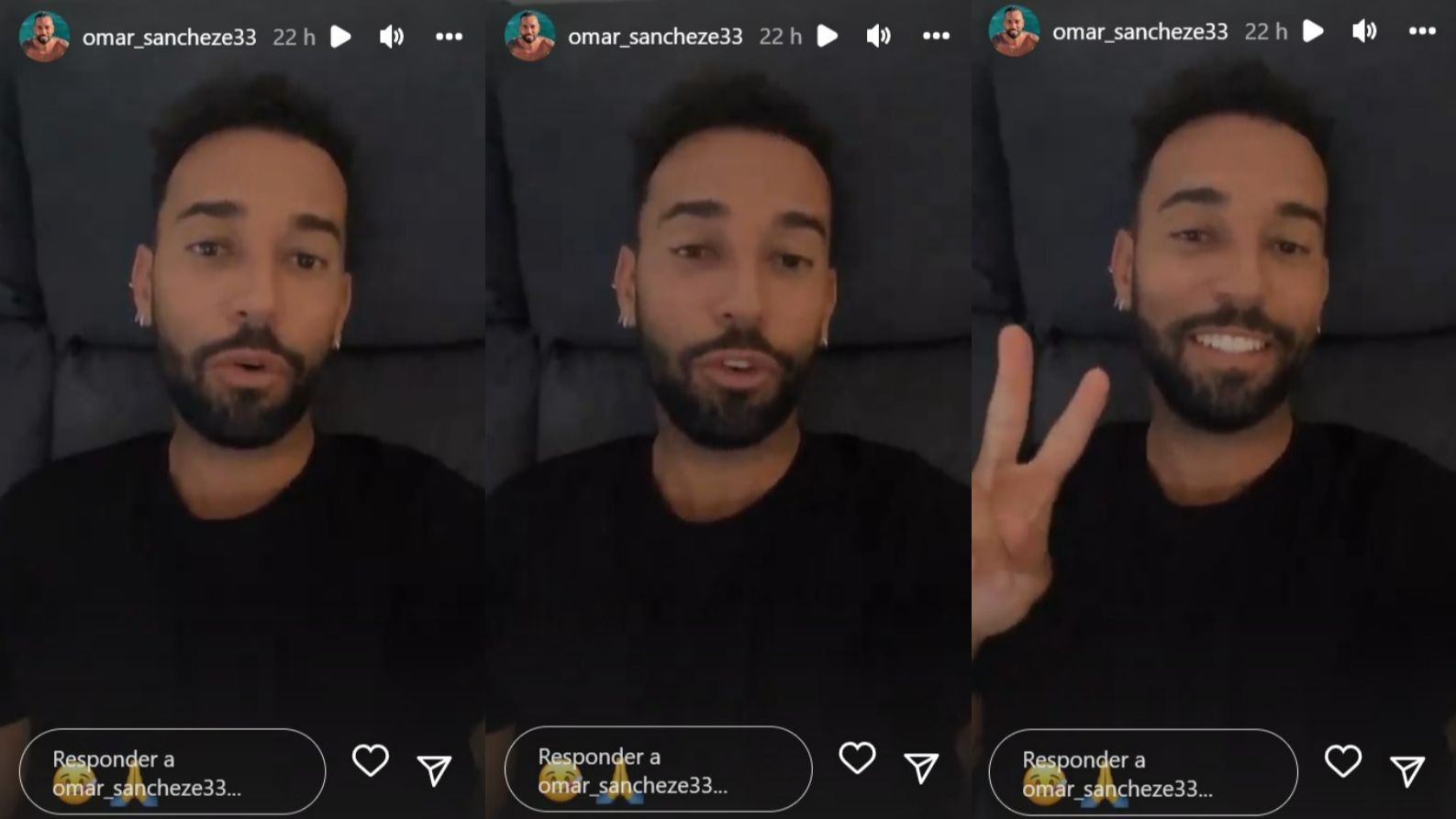 Omar Sánchez revela el motivo por el que ha estado ausente en sus redes