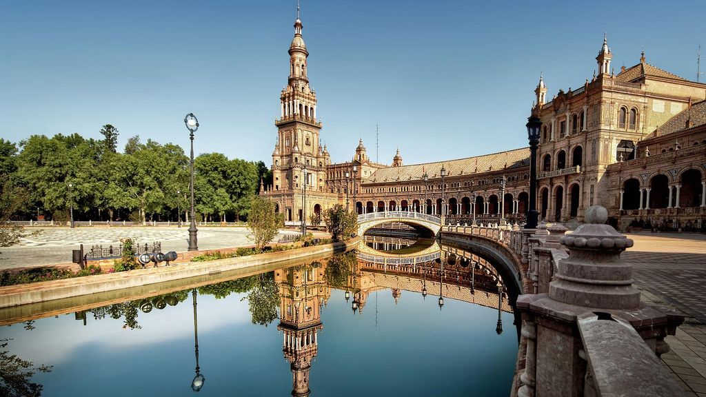 Plaza España de Sevilla.