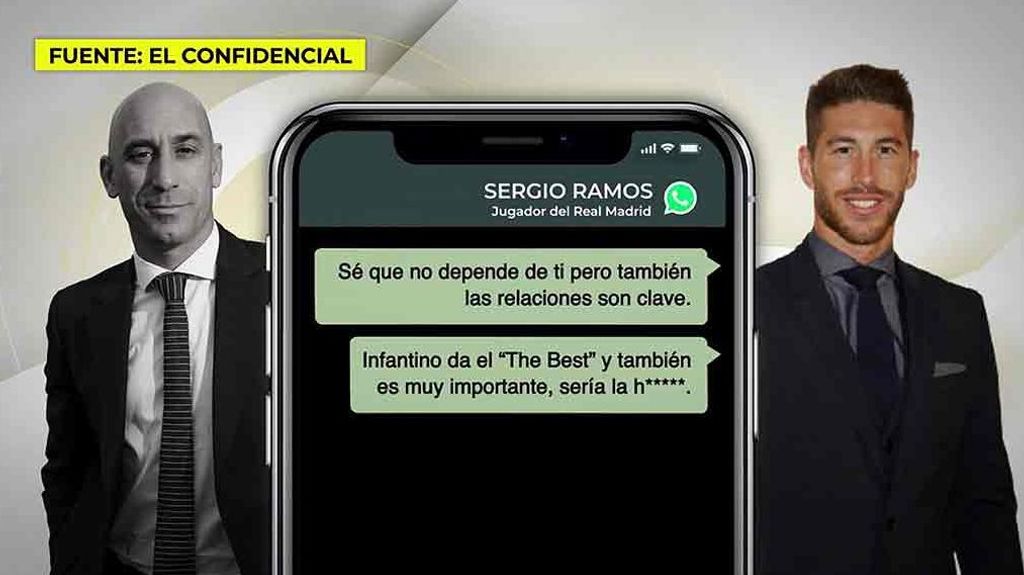 Sergio Ramos pidió a Rubiales que moviera sus hilos para conseguir un Balón de Oro y un reloj