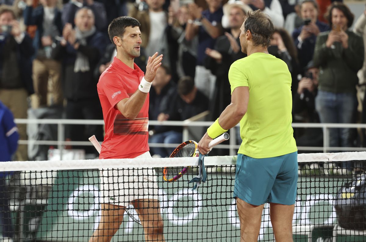 Novak Djokovic y Rafa Nadal Novak Djokovic y Rafa Nadal