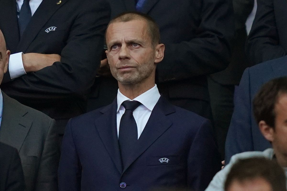 El presidente de la UEFA, Aleksander Ceferin El presidente de la UEFA, Aleksander Ceferin