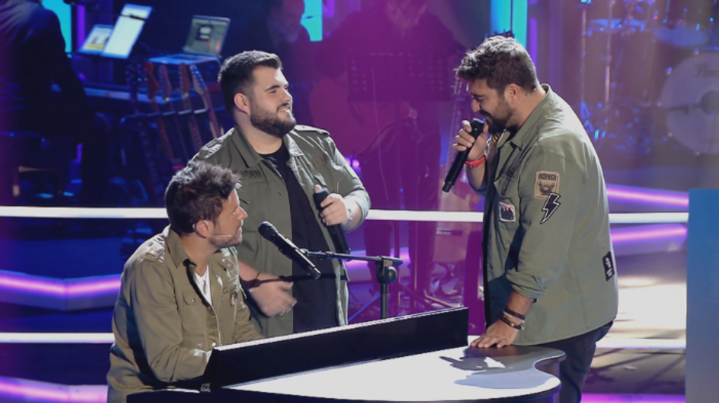 Antonio Orozco y Pablo López cantan en 'La Voz'