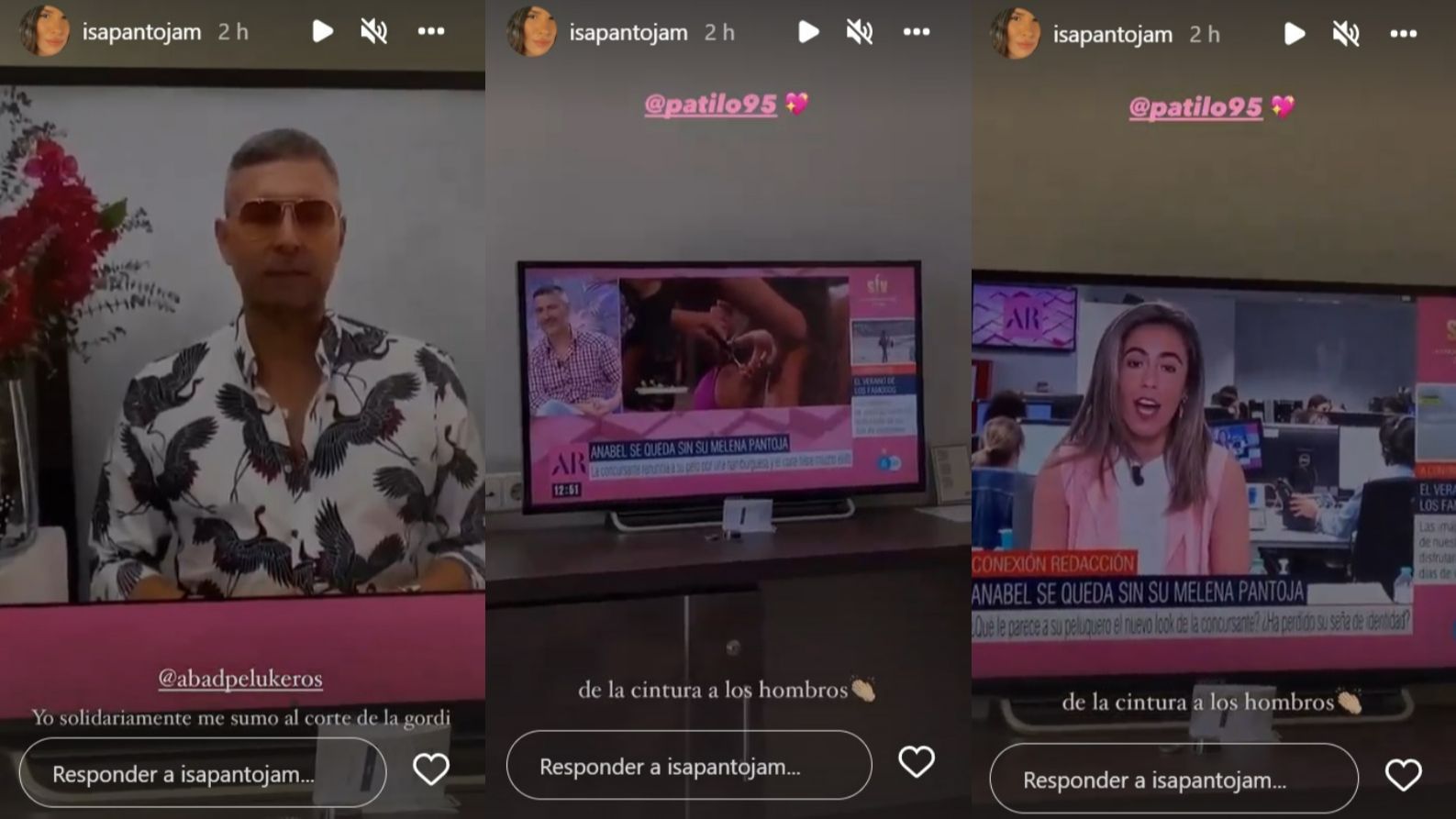 Isa Pantoja se pronuncia sobre el corte de pelo de Anabel