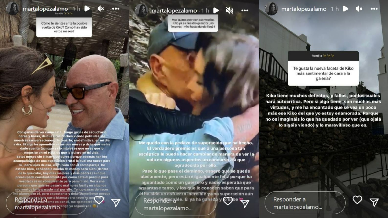Marta López Álamo se sincera con sus seguidores