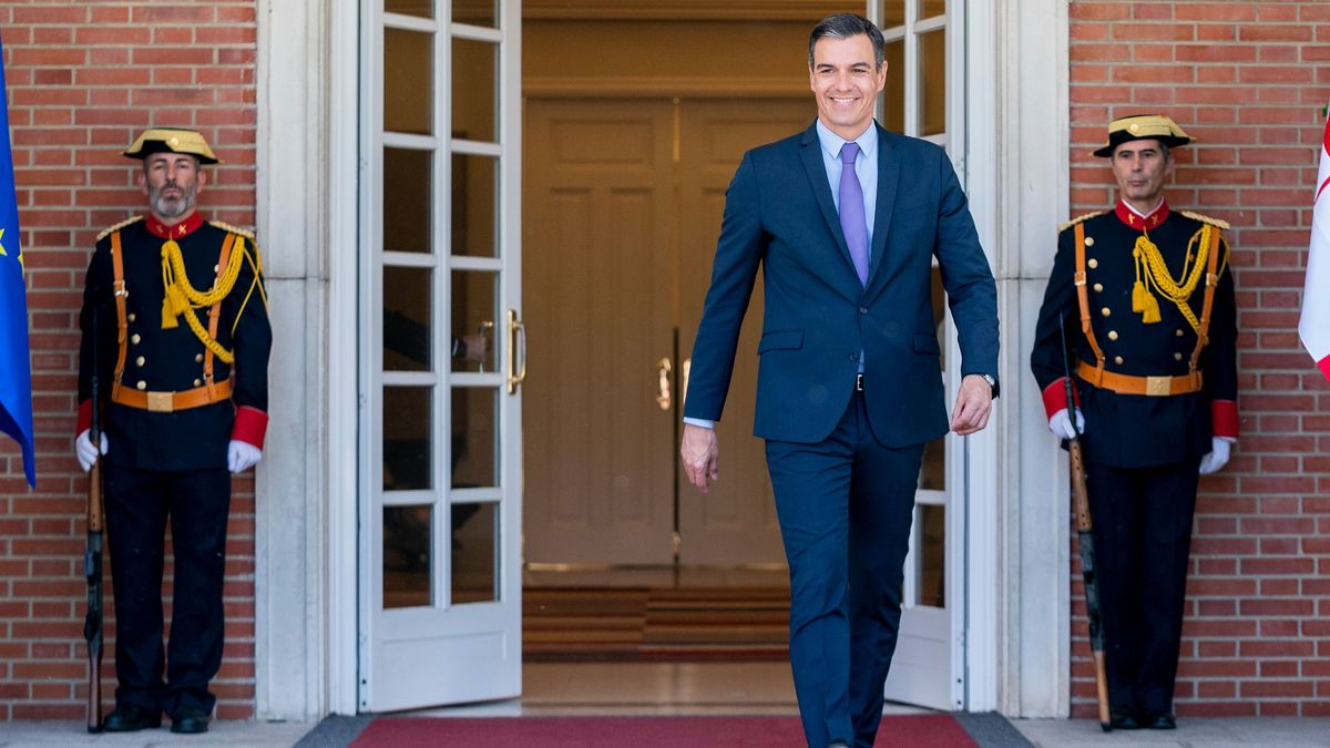 Presidente gobierno Pedro Sánchez llegada recibir primer Ministro Canadá