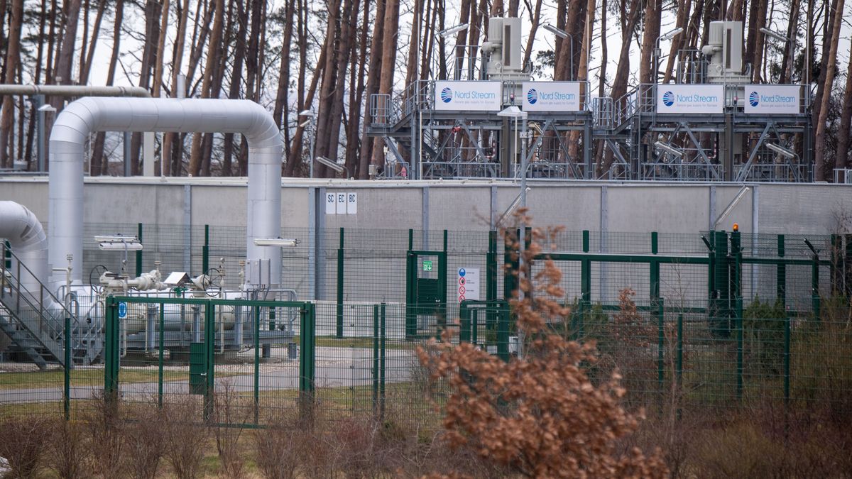 Imagen de archivo del gasoducto Nord Stream Imagen de archivo del gasoducto Nord Stream