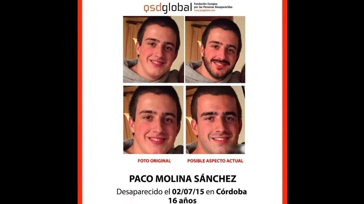 Siete años sin rastro de Paco Molina: su familia duda que se fuese voluntariamente