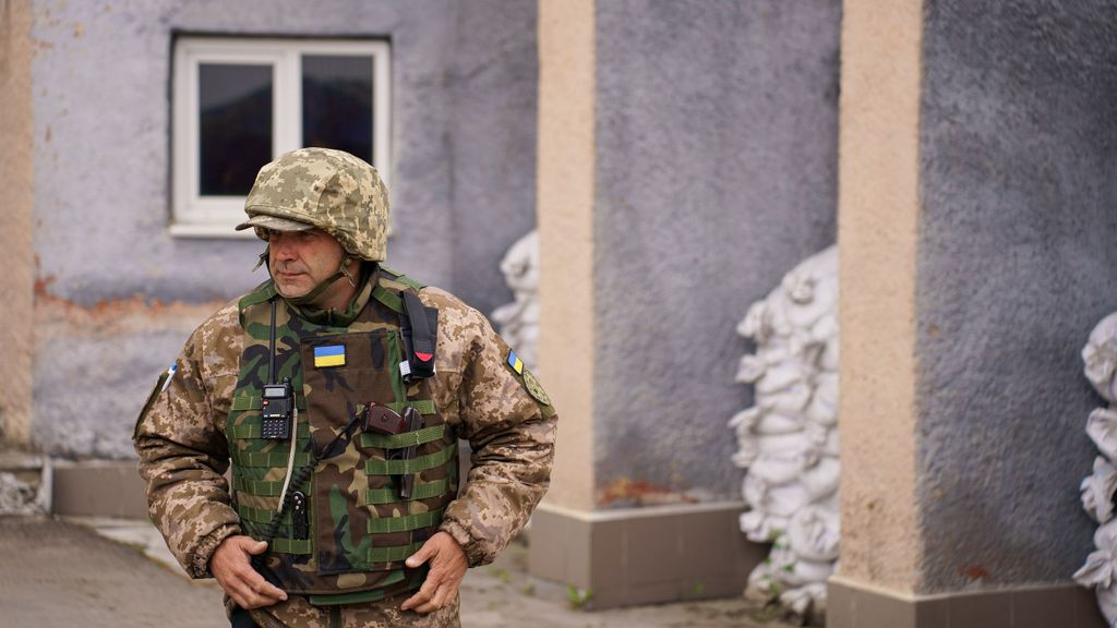 Un soldado ucraniano