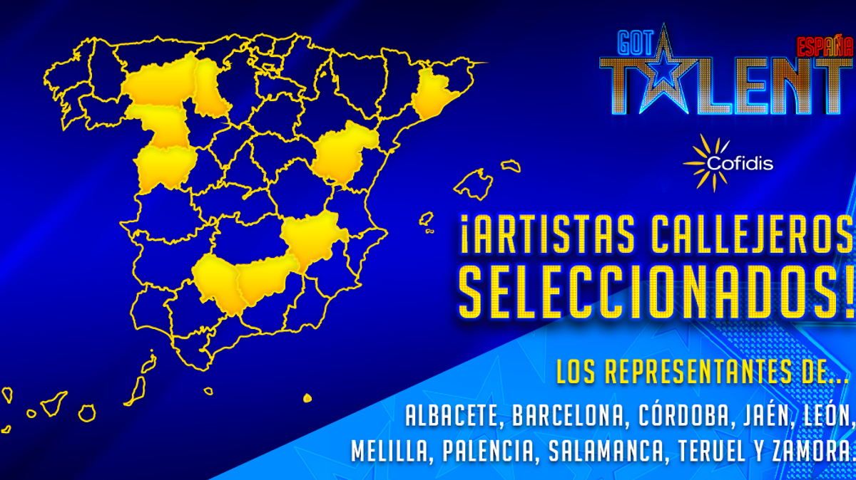 2022 06 30 Got Talent Espana T8   Cofidis   Webpage   Provincias Ganadoras (1)