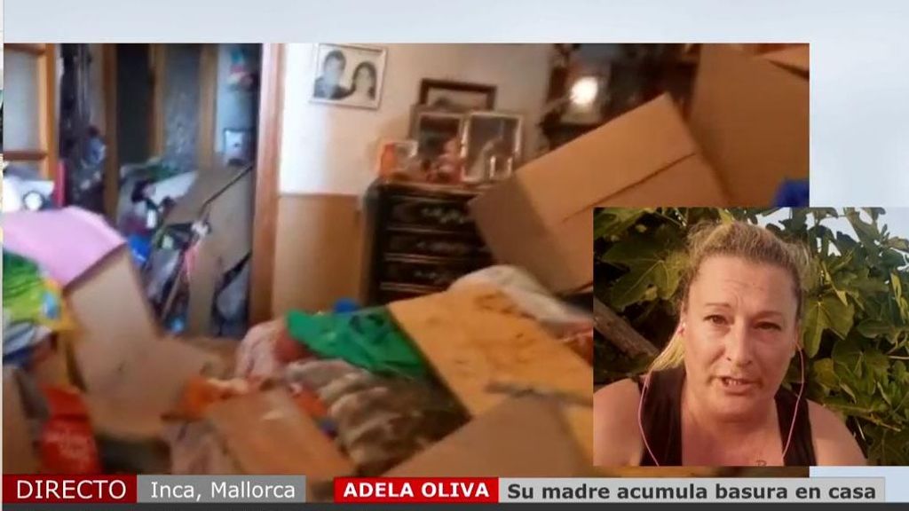 La desesperación y el llanto de una hija por su madre, con síndrome de Diógenes