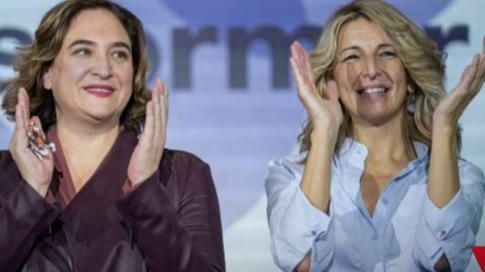 Ada Colau defiende a Yolanda Díaz: "No me siento excluida"