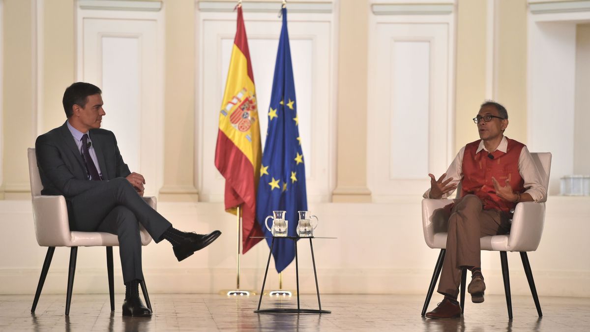 EuropaPress 4554194 presidente gobierno pedro sanchez premio nobel ciencias economicas abhijit EuropaPress 4554194 presidente gobierno pedro sanchez premio nobel ciencias economicas abhijit