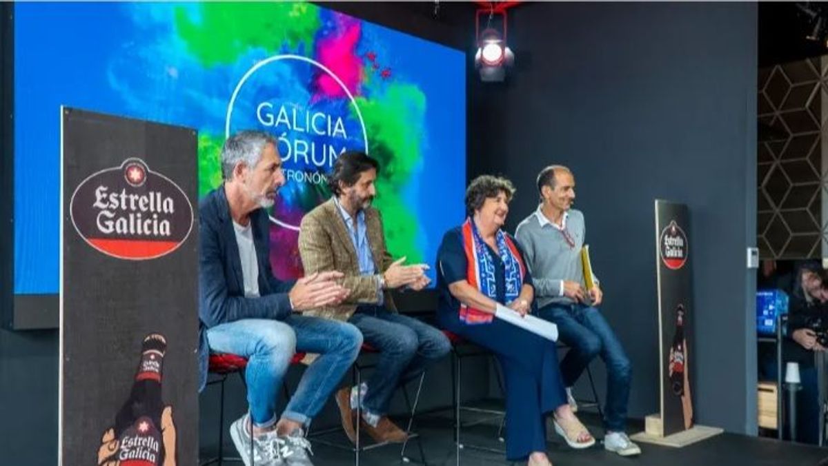 Los organizadores del Galicia Fórum Gastronómico durante su presentación Los organizadores del Galicia Fórum Gastronómico durante su presentación