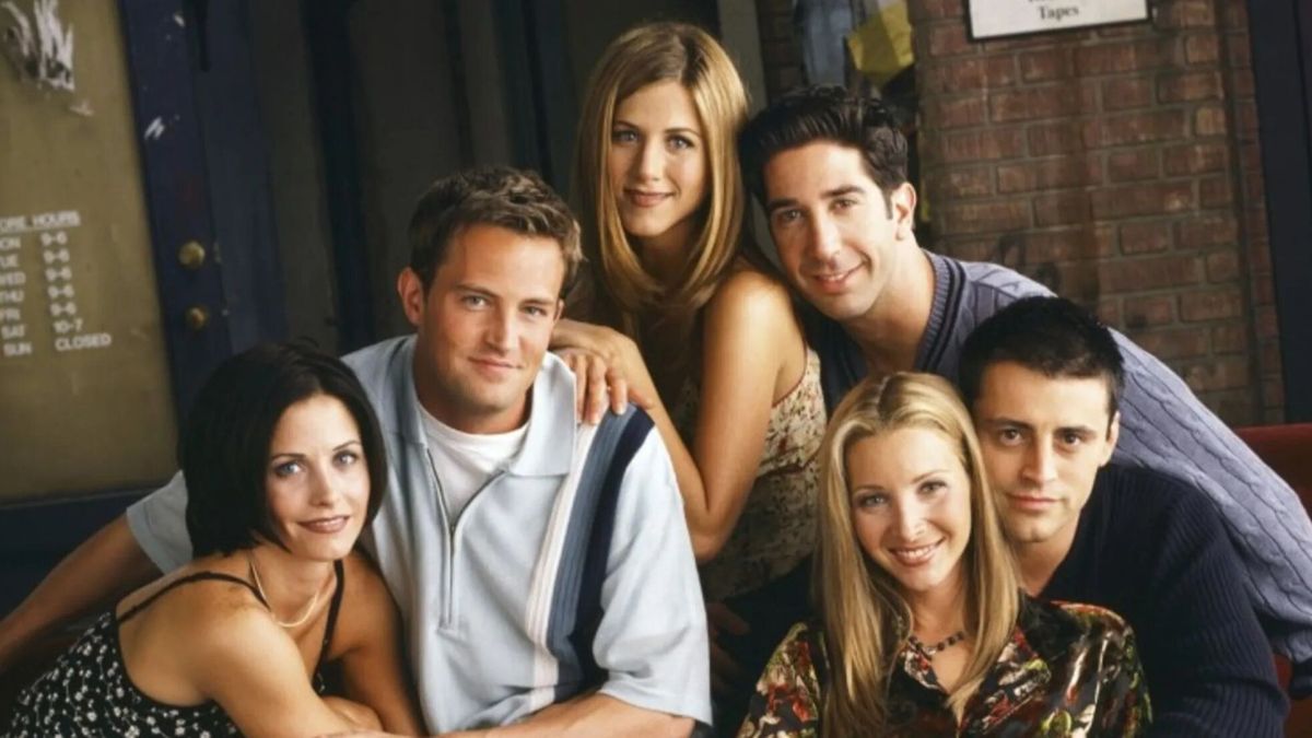 Los seis personajes principales de la serie "Friends"