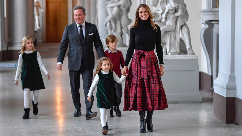 Magdalena y Christopher son padres de tres niños.