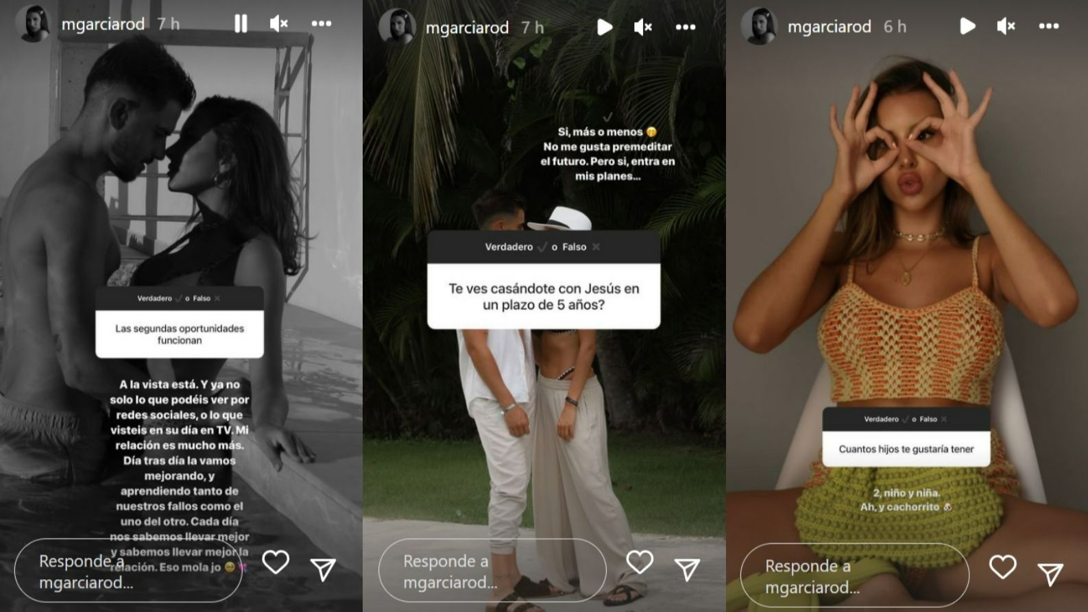 Marina García habla de su relación con Jesús Sánchez