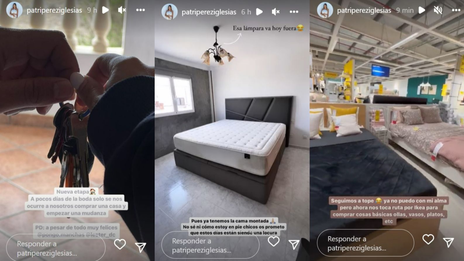 Patri Pérez comparte los avances relacionados con su nuevo hogar