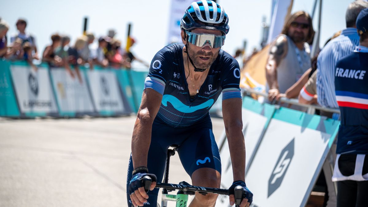 VALVERDE Alejandro from theMovistar Team during the Men's Mont Ventoux Challenge 2022, UCI Europe Tour event, Vaison-la-Romaine - Mont Ventoux (154 Km) on June 14, 2022 in Vaison-la-Romaine, France - Photo Florian Frison / DPPI VALVERDE Alejandro from theMovistar Team during the Men's Mont Ventoux Challenge 2022, UCI Europe Tour event, Vaison-la-Romaine - Mont Ventoux (154 Km) on June 14, 2022 in Vaison-la-Romaine, France - Photo Florian Frison / DPPI