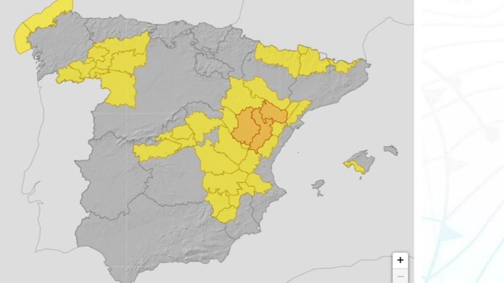 Avisos por lluvias, tormentas, calor y temporal costero previsto para el martes, 5 de julio