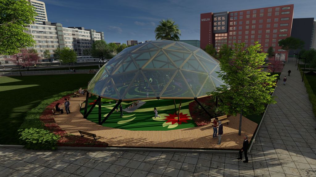 Carpa del parque de Doña Casilda