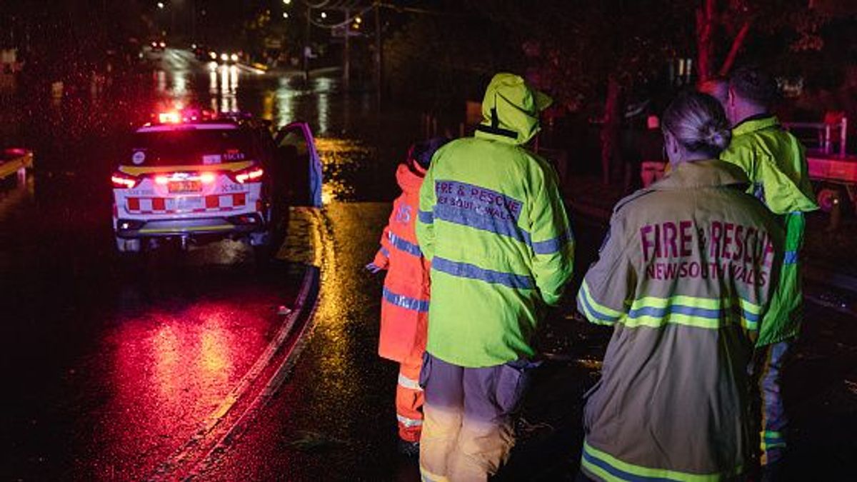 Evacuación de los residentes de algunos barrios de Sidney como consecuencia de las inundaciones Evacuación de los residentes de algunos barrios de Sidney como consecuencia de las inundaciones