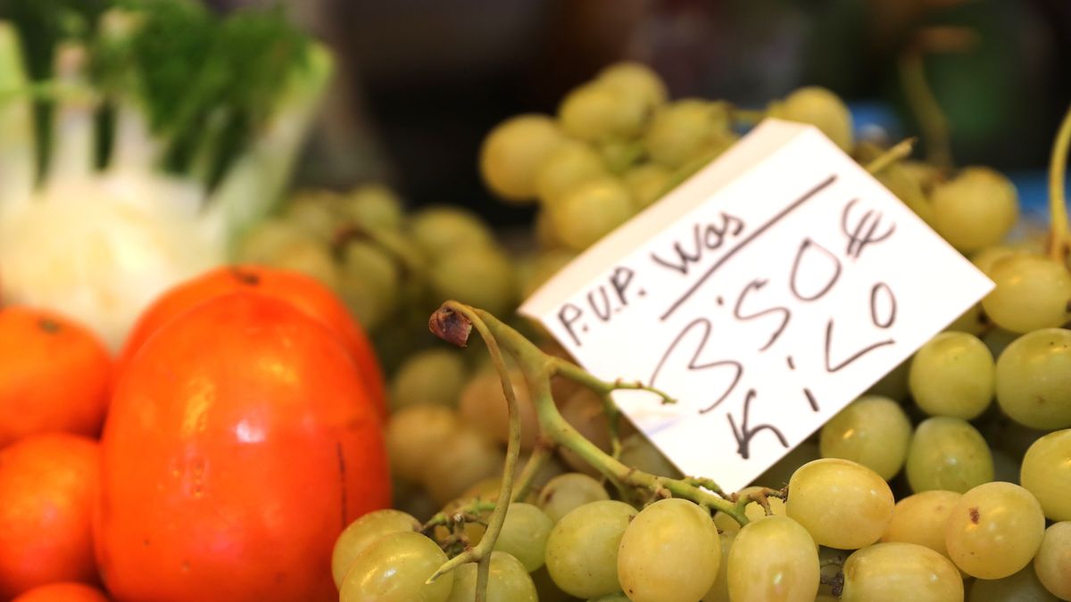 Frutas en un mercado madrileño Frutas en un mercado madrileño