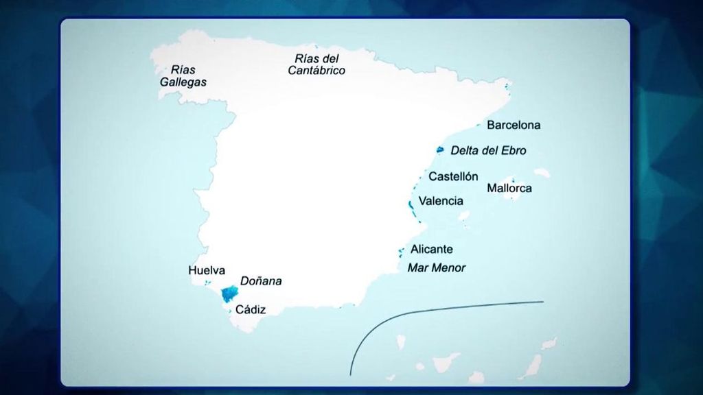 Los territorios españoles más afectados por la subida del nivel del mar