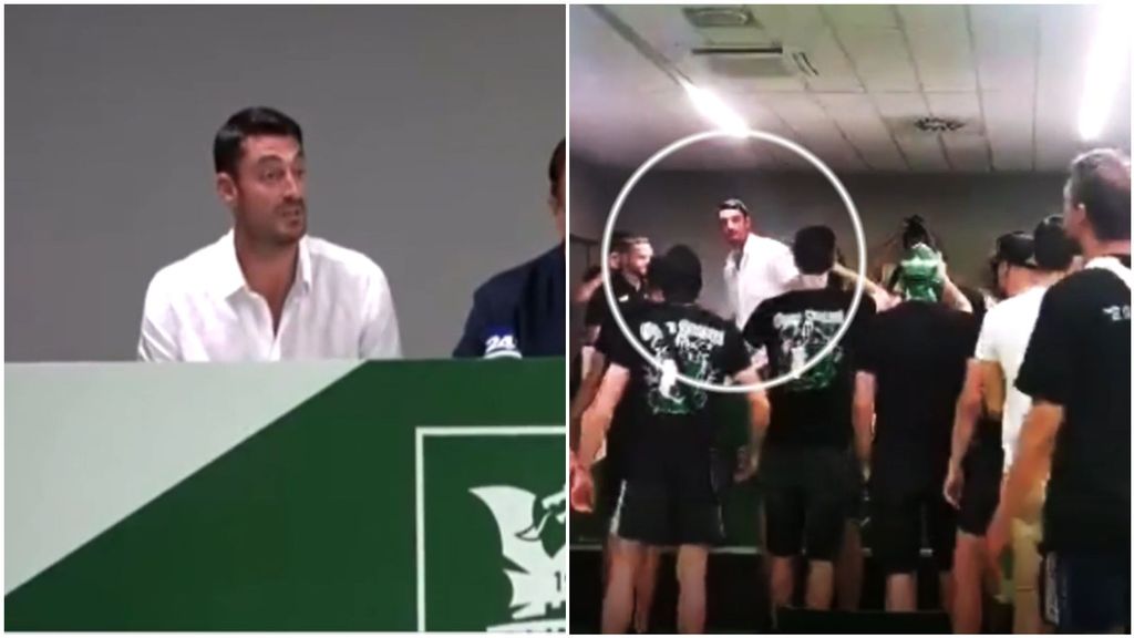 Los ultras del Olimpija boicotean la rueda de prensa de Albert Riera: piden la vuelta de su antiguo entrenador