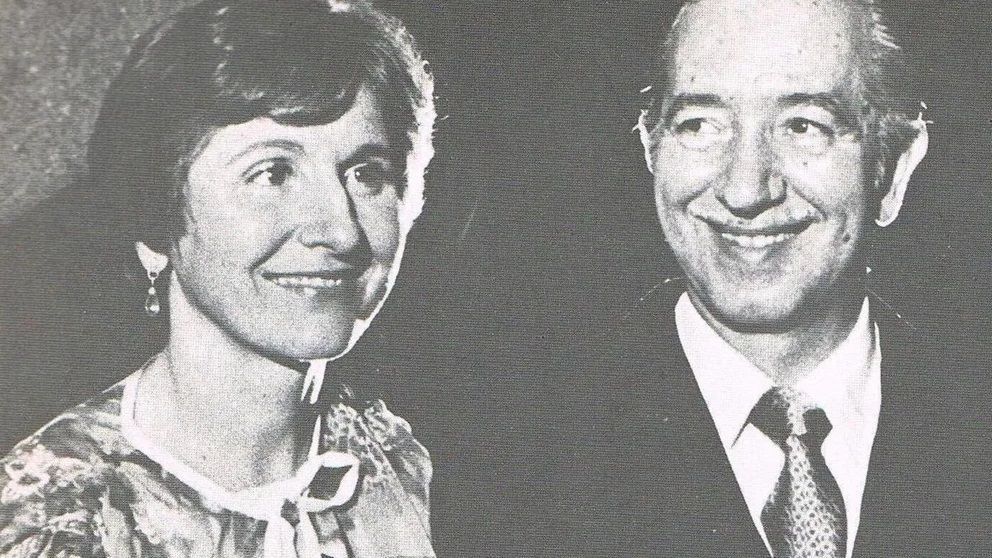 María Lourdes de Urquijo y Morenés, marquesa de Urquijo, y su marido Manuel de la Sierra y Torres