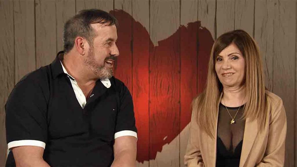 Pepe y Nati durante su cita en 'First Dates'