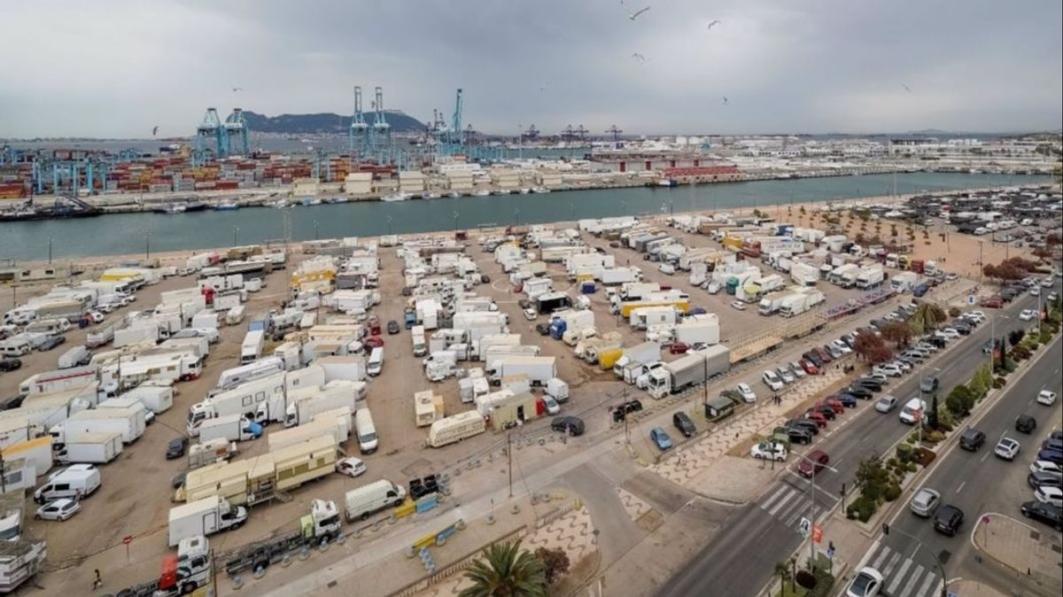 Puerto de Algeciras, en una imagen de archivo Puerto de Algeciras, en una imagen de archivo