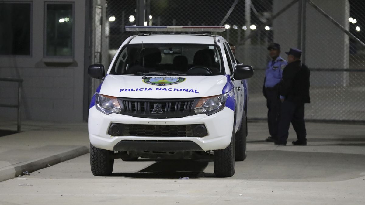 Un coche de la Policía Nacional de Honduras