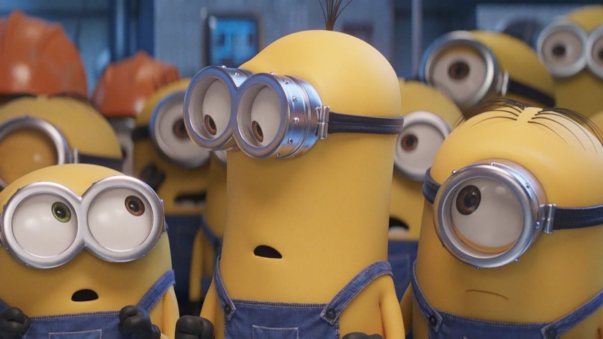 Un fotograma de la película "Minions: nace un villano"