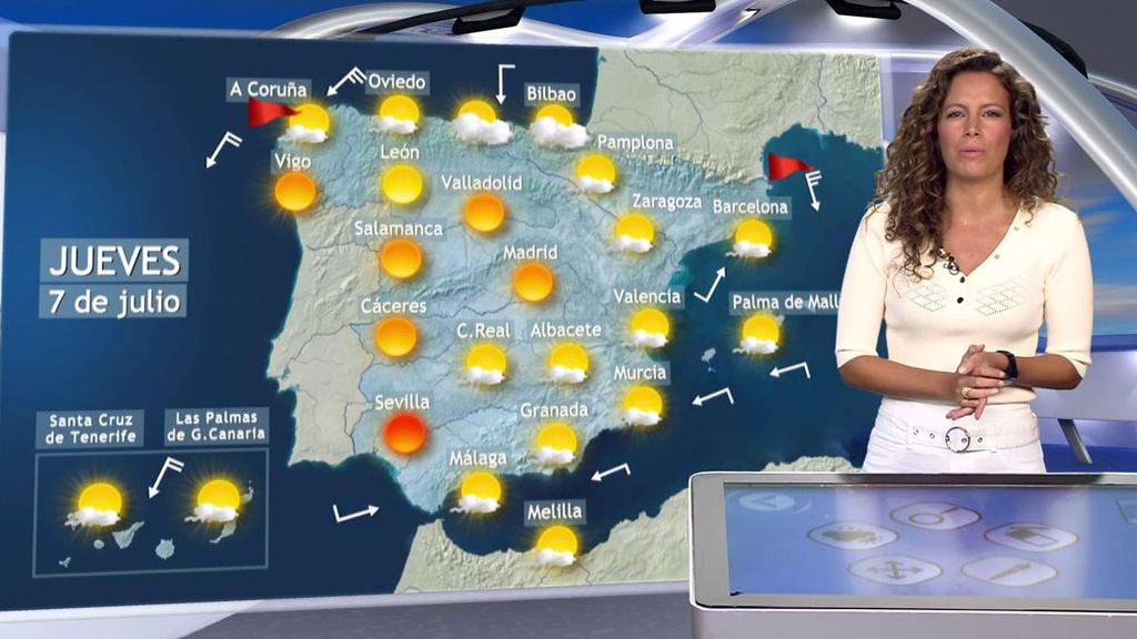 El jueves vuelve el calor sofocante a España con tiempo más estable