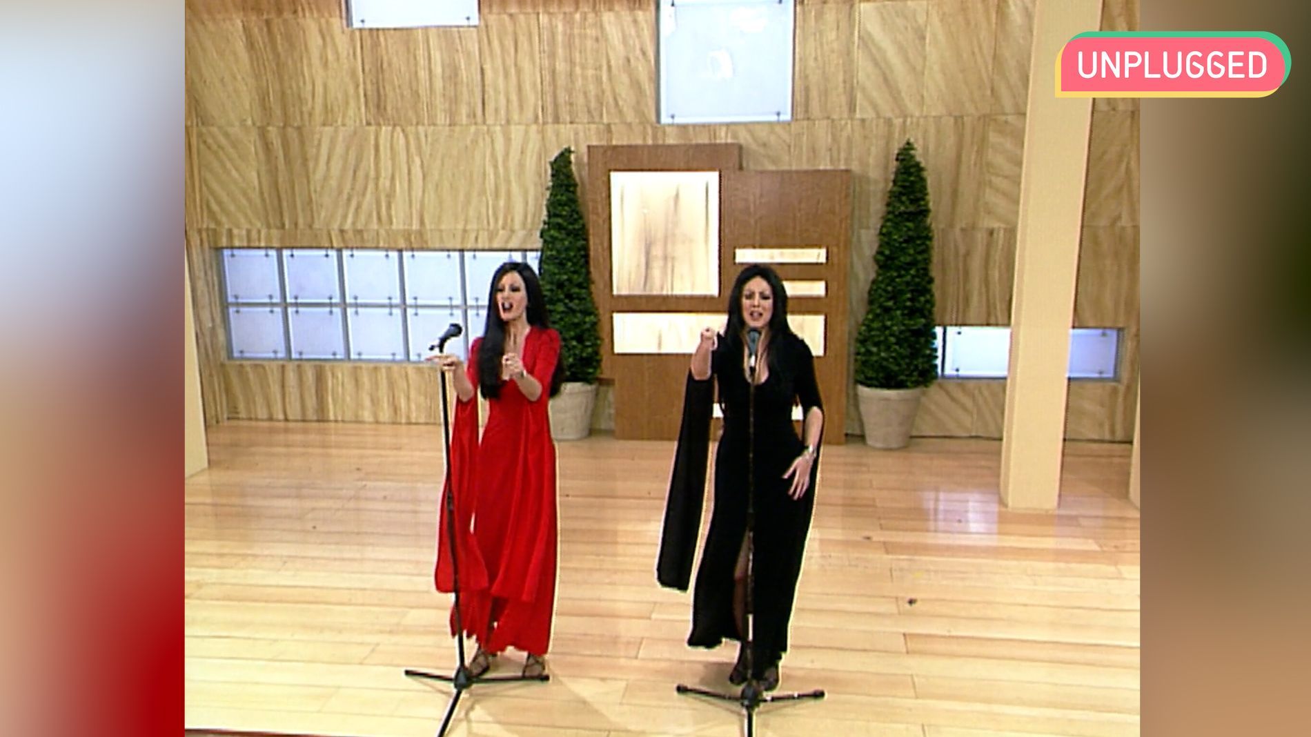 Rocío Carrasco imitando en 'Día a Día'