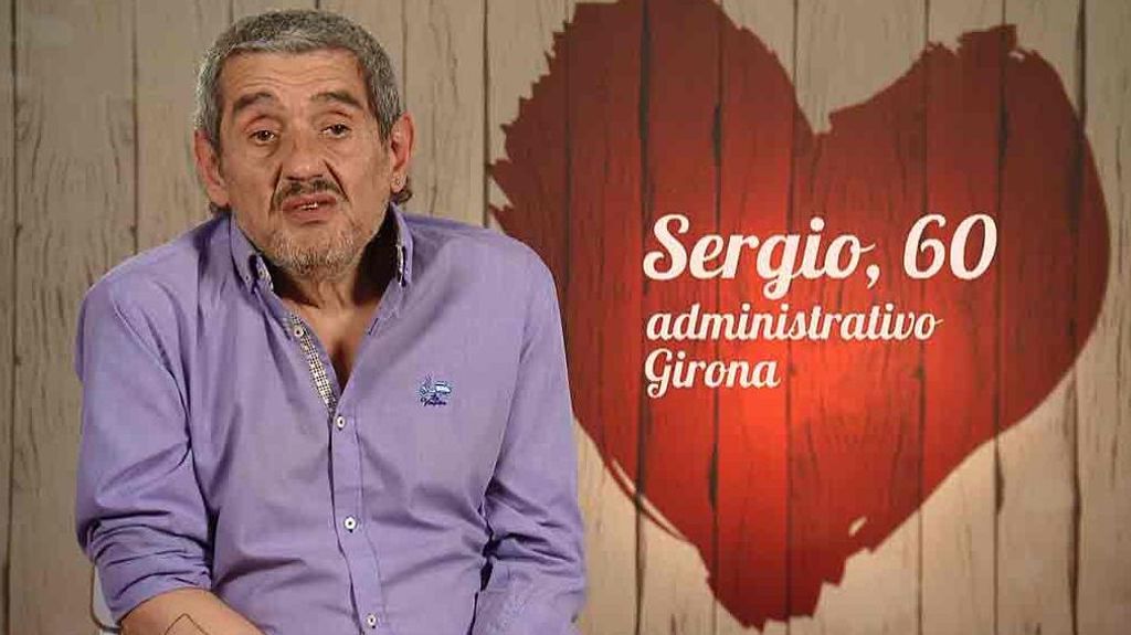 Sergio durante su cita en 'First Dates'