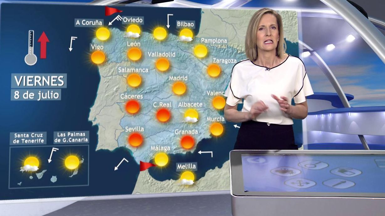 Llega una dorsal africana con calor extremo: el tiempo que hará el viernes en España