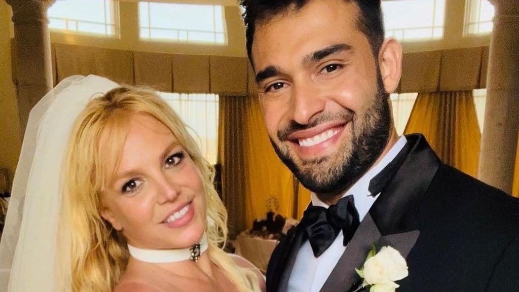 Britney Spears el día de su boda