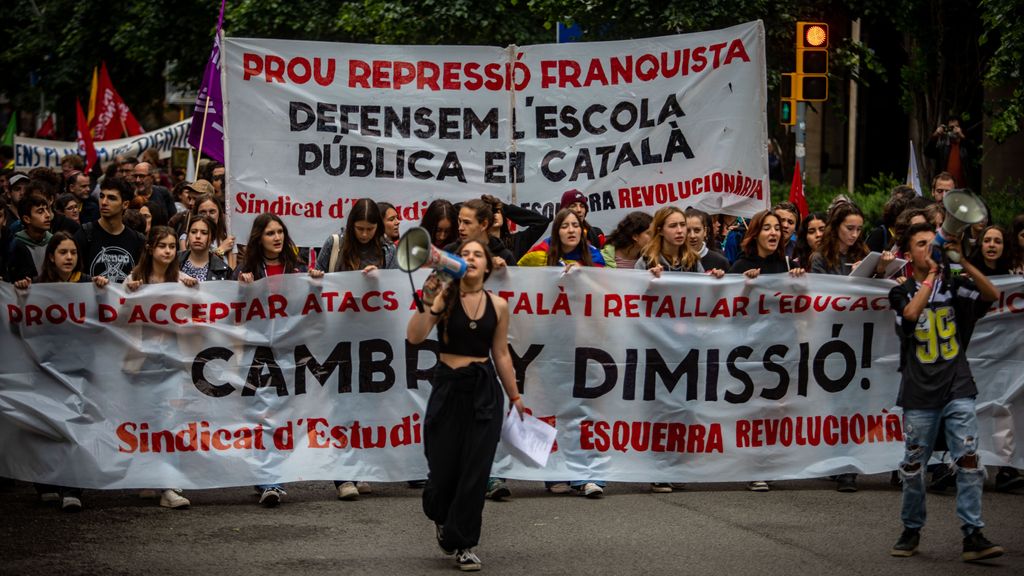 Huelga de profesores catalanes