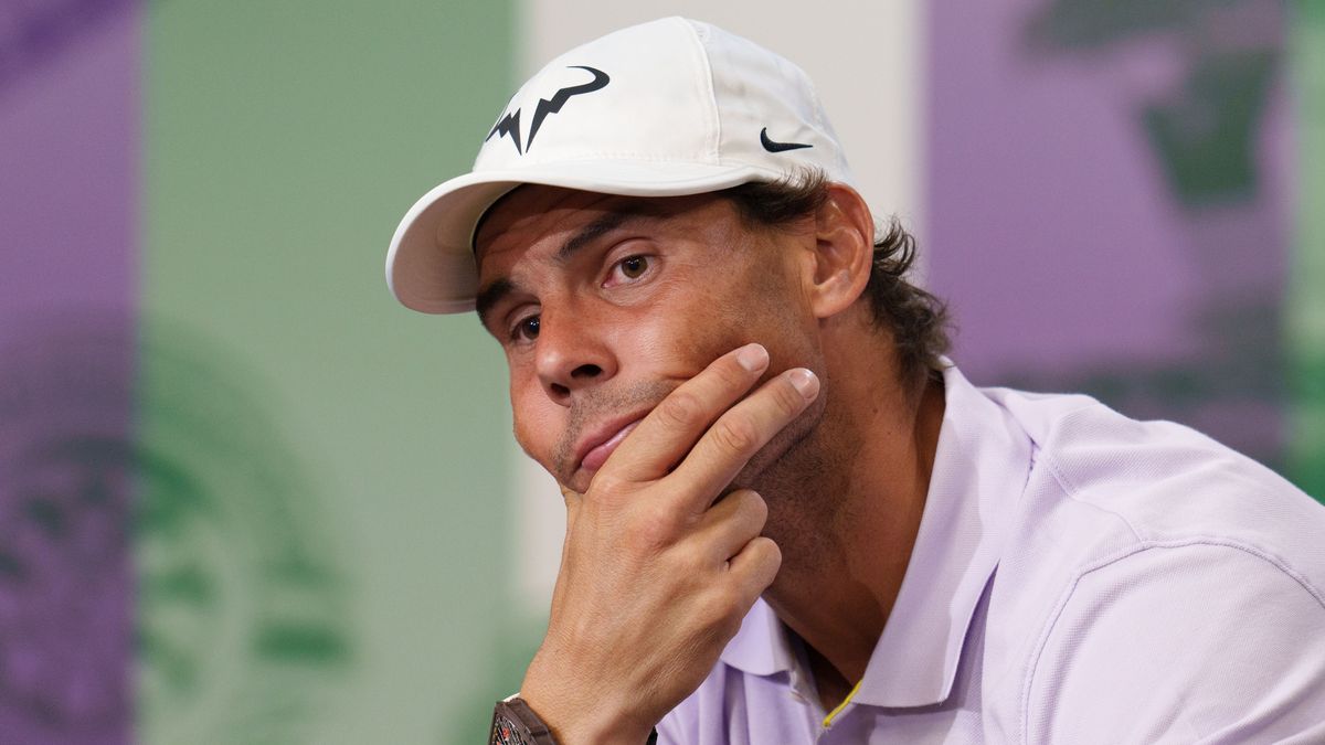 Nadal en la rueda de prensa Nadal en la rueda de prensa
