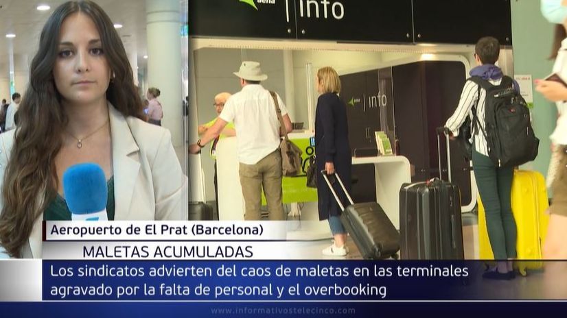 Caos de maletas en los aeropuertos españoles