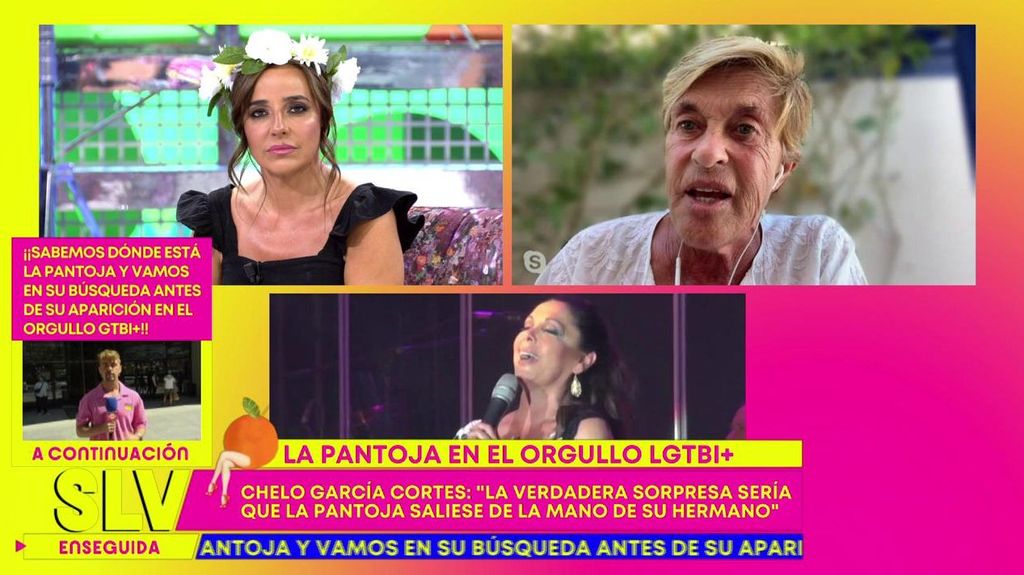 Chelo García Cortés se pronuncia sobre la presencia de Isabel Pantoja en el Orgullo