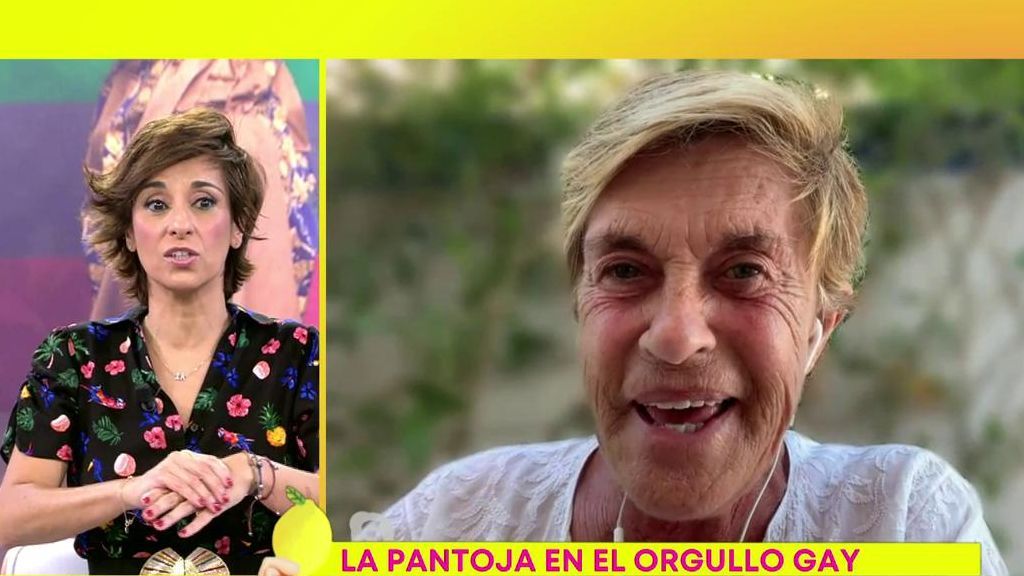 Chelo García Cortes, sobre Isabel Pantoja: "Lo importante es que esté delante de la bandera arcoiris"