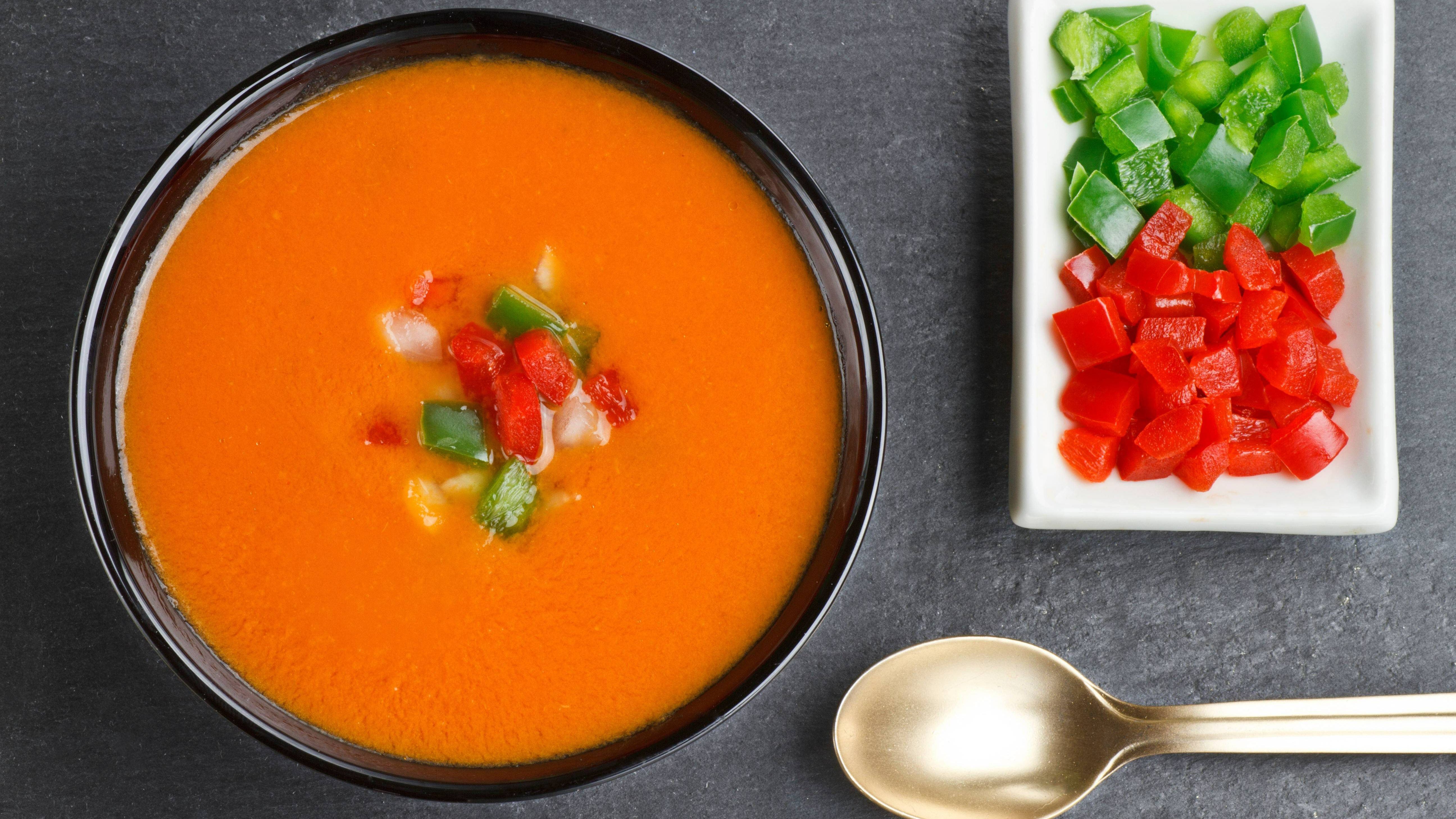 Gazpacho andaluz. FUENTE: Pexels
