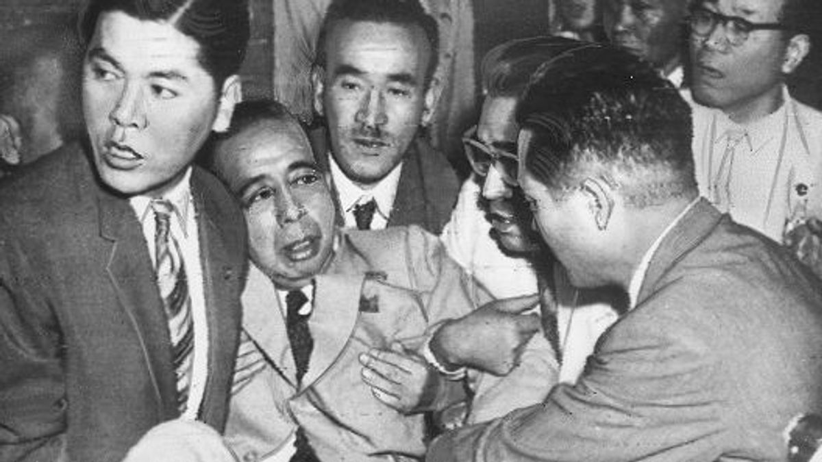 Intento de asesinato del abuelo de Abe, el también primer ministro de Japón Nobusuke Kishi
