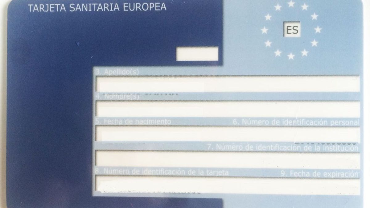 La Tarjeta Sanitaria Europea es gratuita y la expide el Ministerio de Seguridad Social