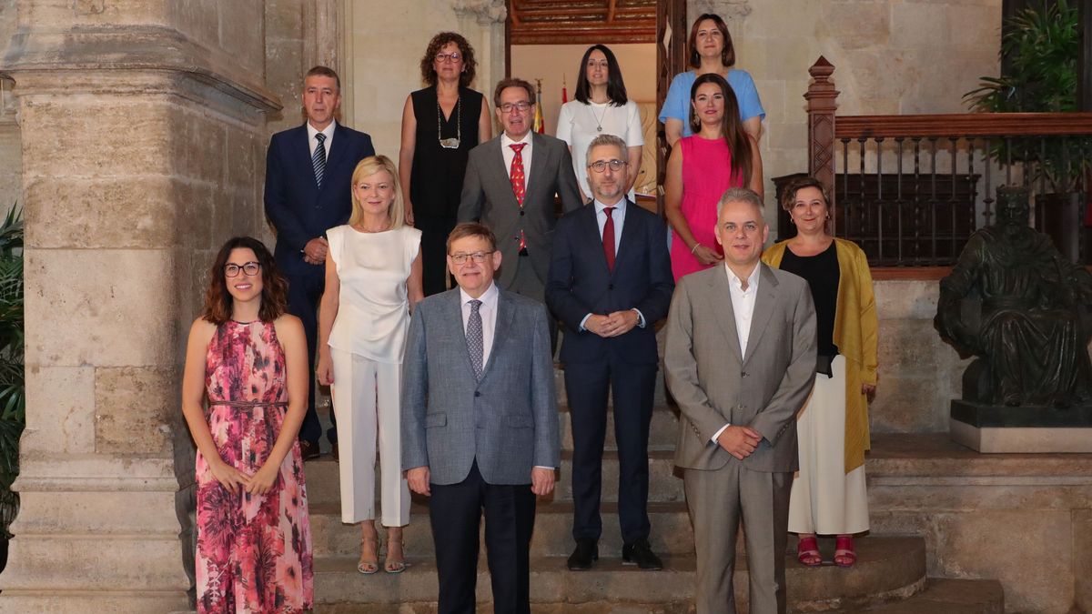 Los doce miembros del nuevo Consell valenciano Los doce miembros del nuevo Consell valenciano