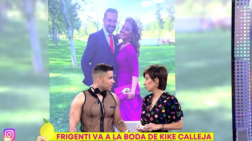 Miguel Frigenti termina acudiendo a la boda de Kike Calleja… ¡como reportero!